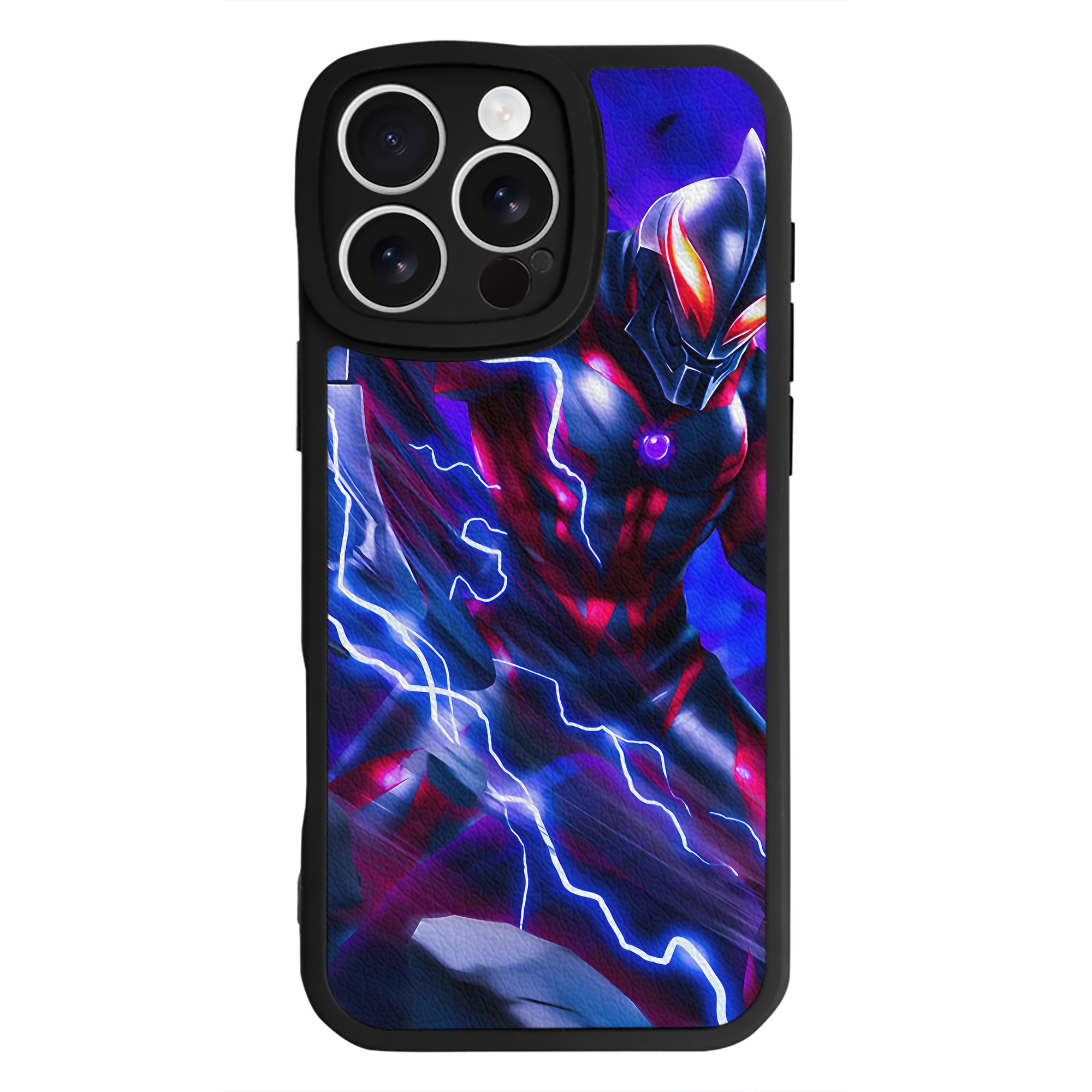 （画像用） ウルトラマン Ultraman 【iPhone 16シリーズ対応】シリコンスマホケース（レザー調） 材質：シリコン
